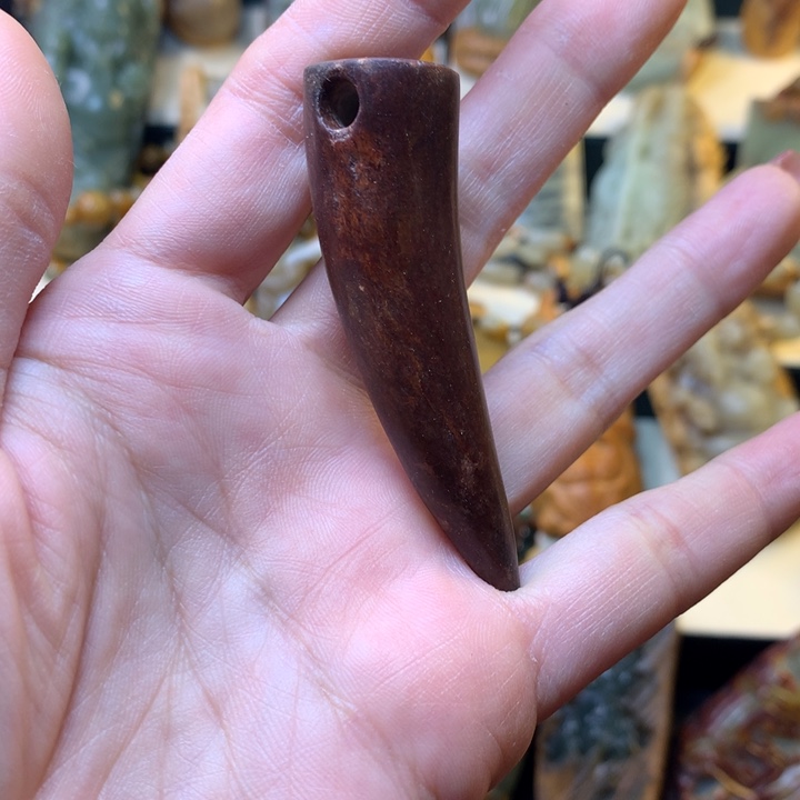 岫岩河磨玉（透闪石质玉）手链未镶嵌