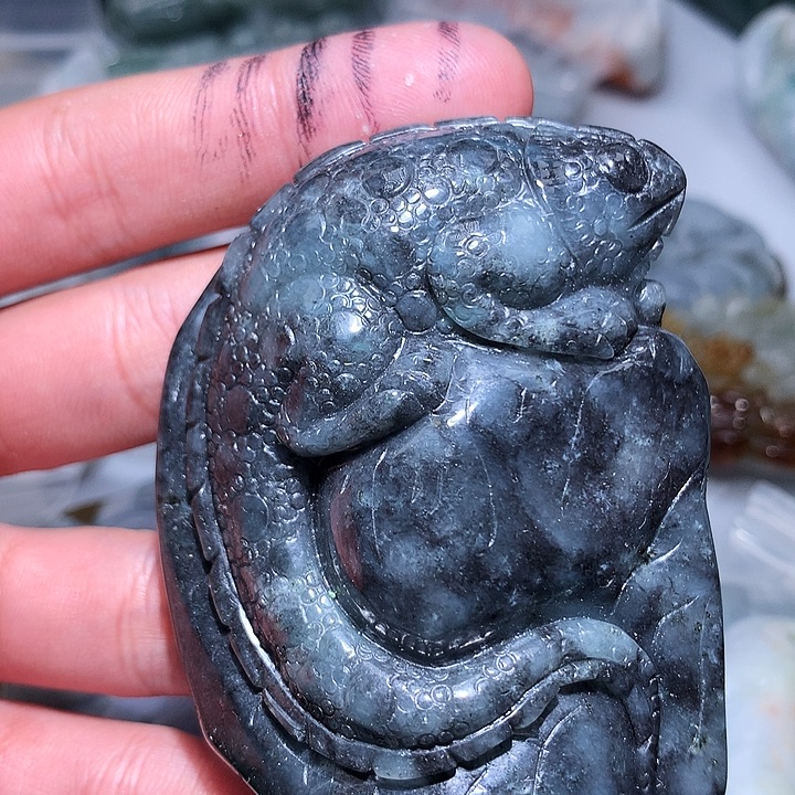 翡翠未镶嵌颈饰保真天然a货翡翠