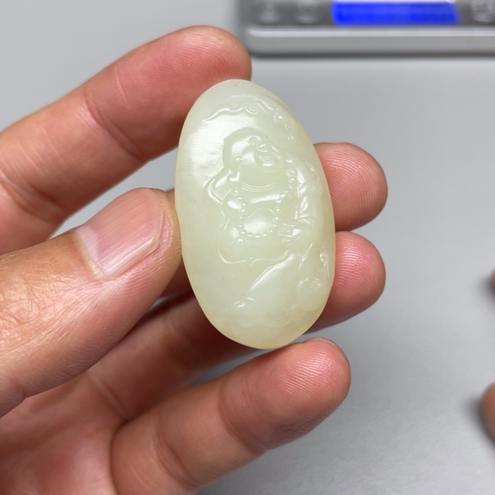 和田玉吊坠(不含链)未镶嵌诗****雪