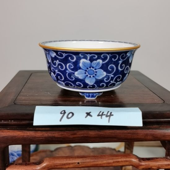 陶大德堂手工手绘釉盆