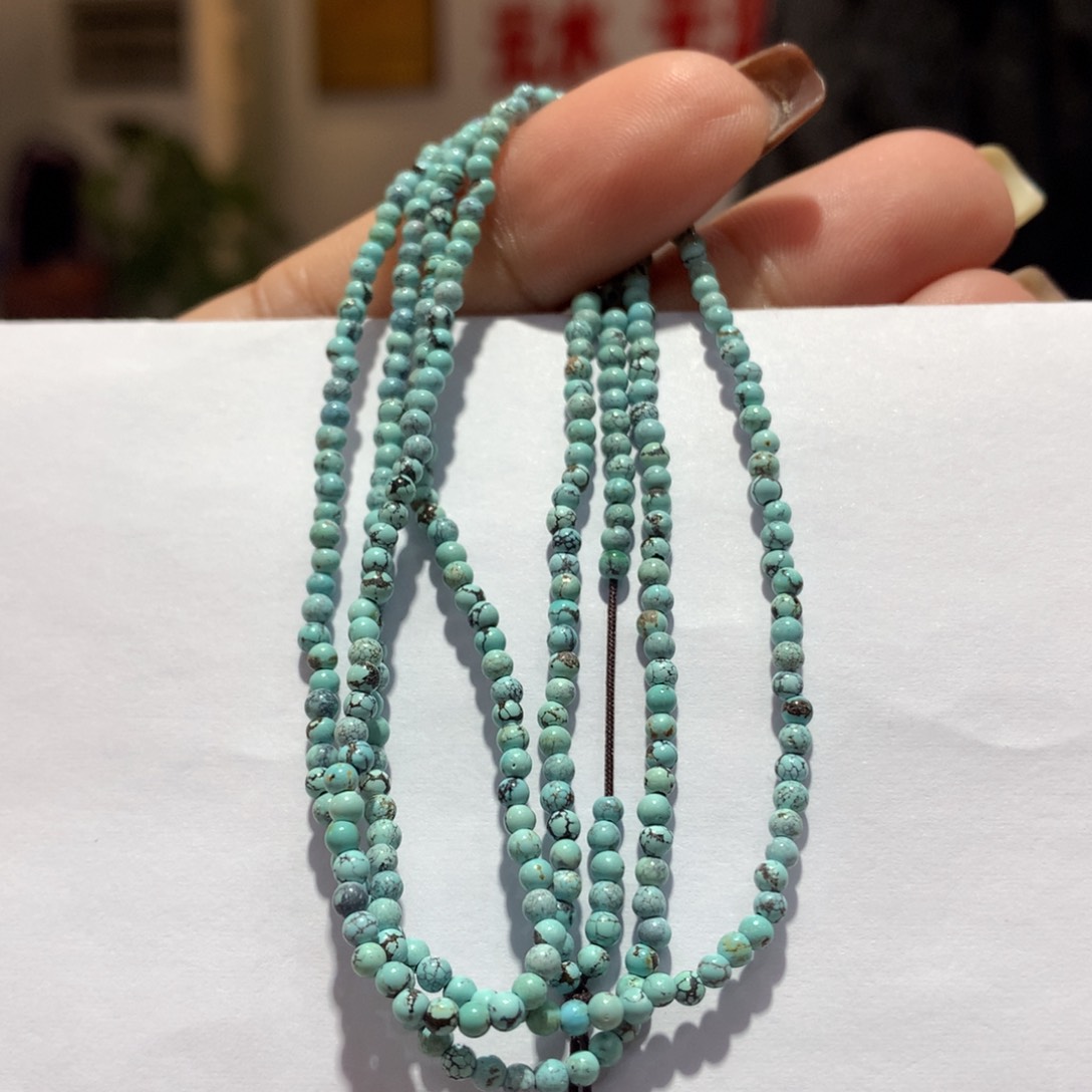 未镶嵌绿松石长链