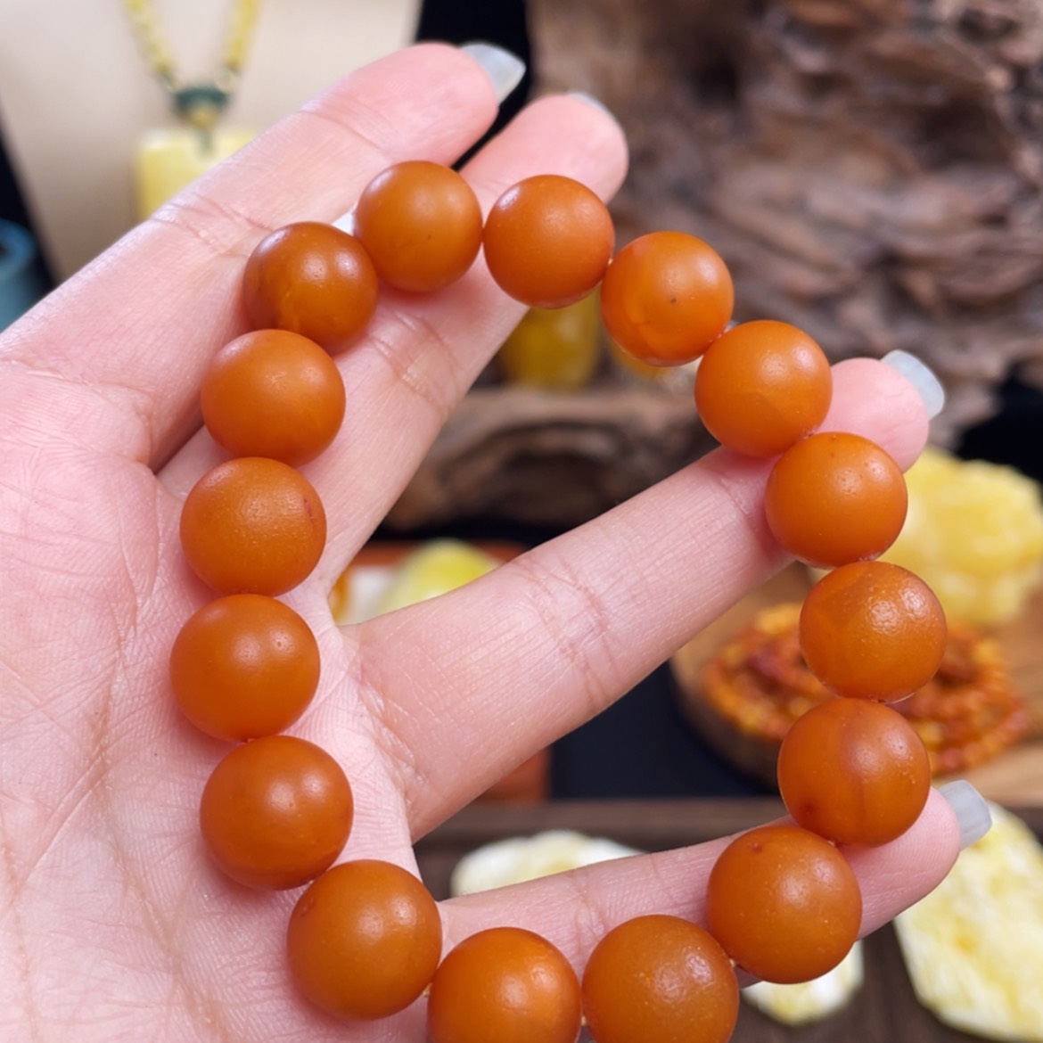 【闪购商品】琥珀珠宝奇石未镶嵌微瑕