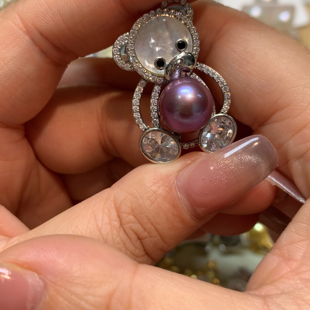 淡水珍珠胸饰未镶嵌