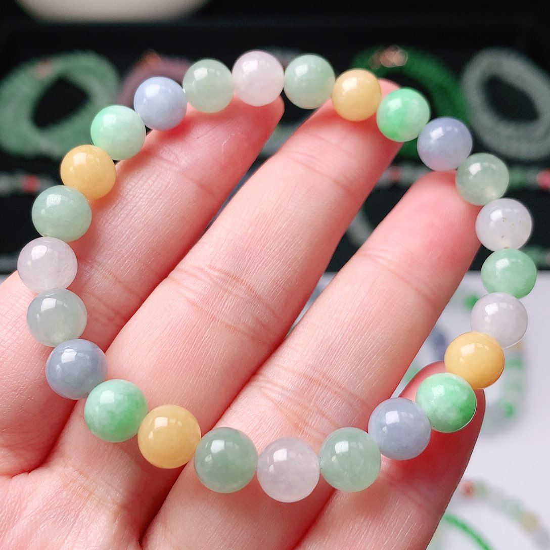 未镶嵌手链翡翠翡翠