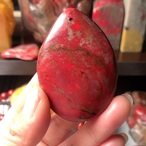 昌化石昌化鸡血石随形