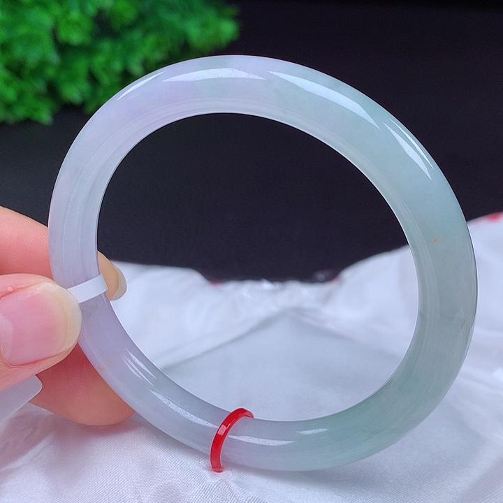 翡翠未镶嵌手镯56圈口