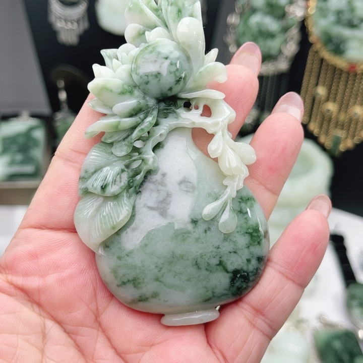 笑***风和田玉银S925镶嵌戒指