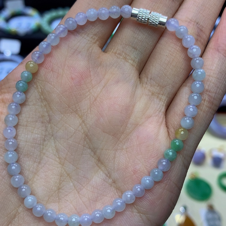 未镶嵌翡翠手串翡翠