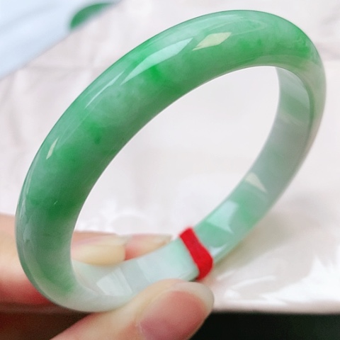 未镶嵌手镯翡翠54圈口882572