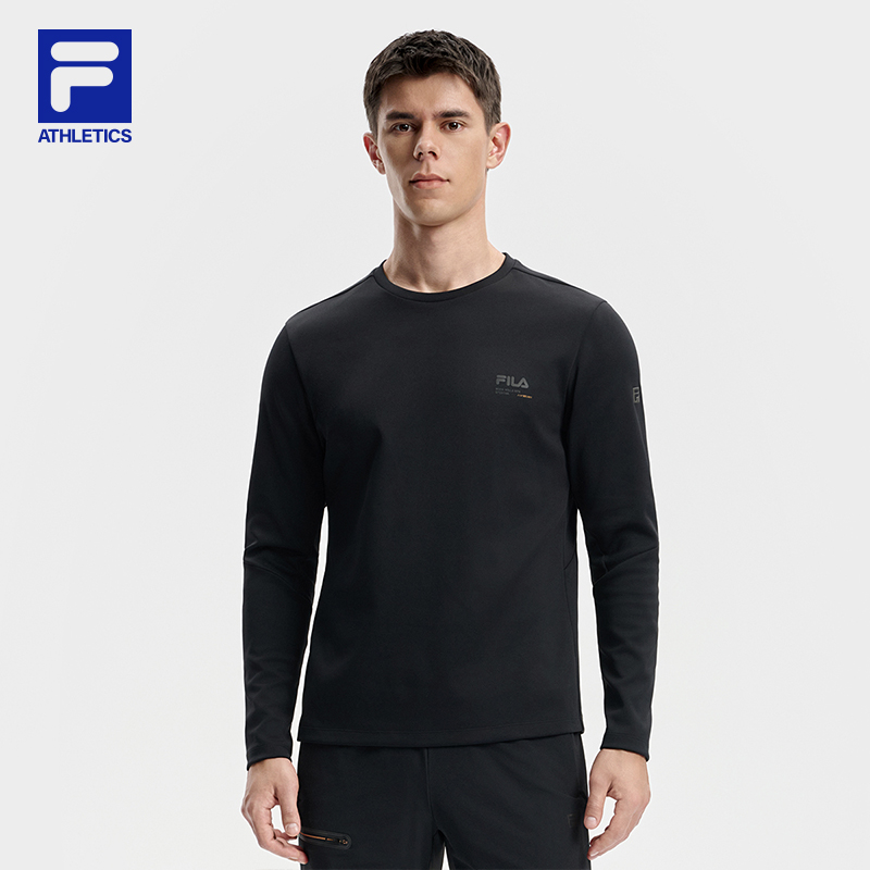 Fila/斐乐男士【圆领吸湿速干】秋季新户外运动健身上衣A11M541209F