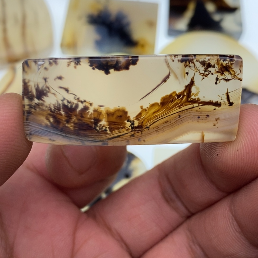 玛瑙/玉髓牌子足银镀金镶嵌