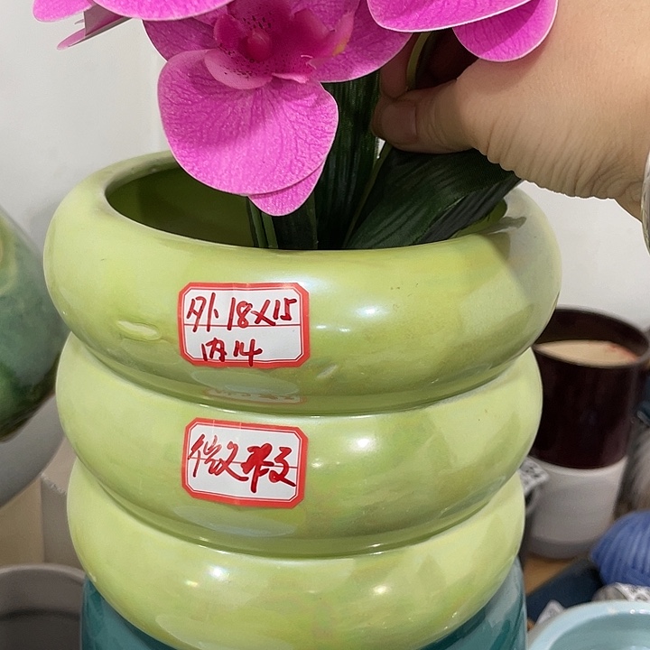 陶瓷花盆凑12米包邮