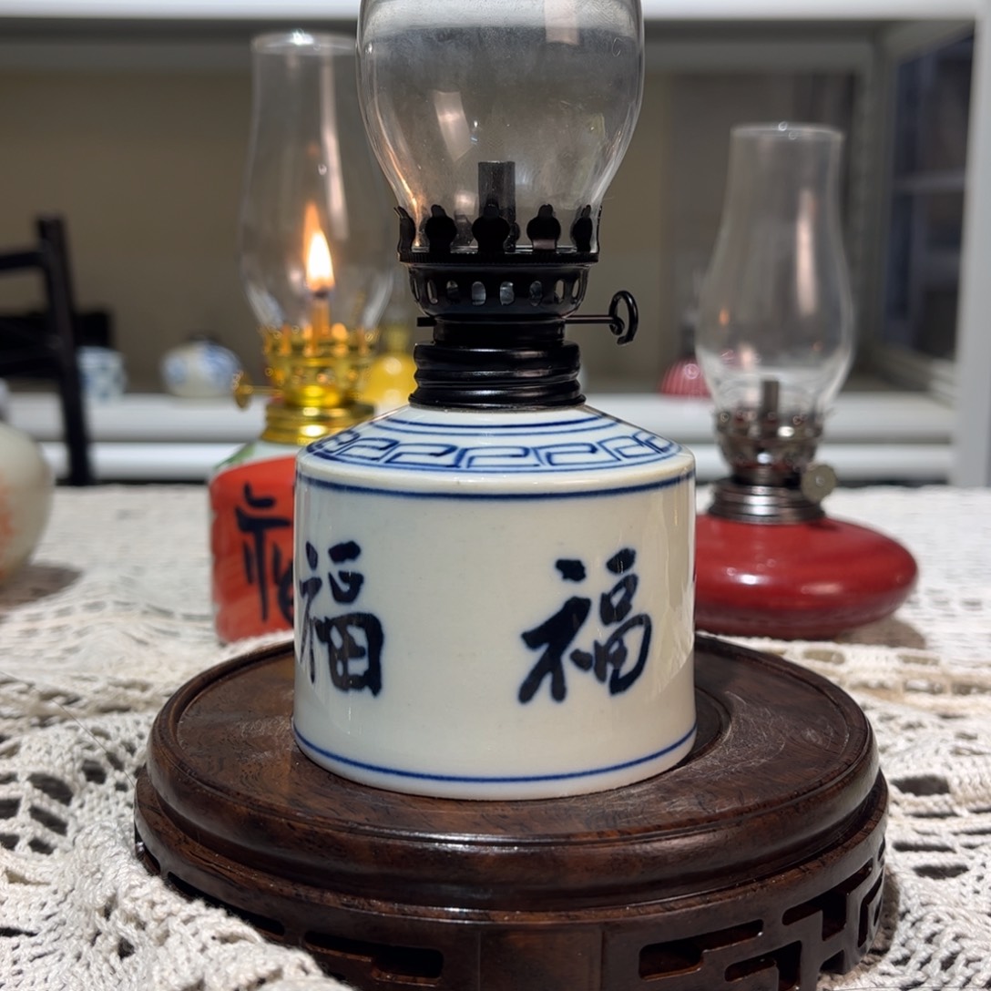 摆件景德镇陶瓷香薰灯