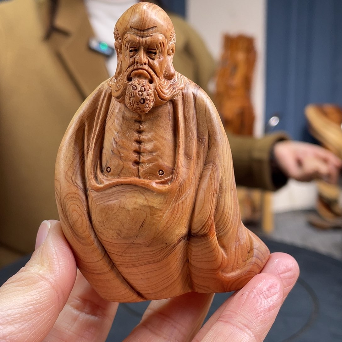 柏木（崖柏）手把件