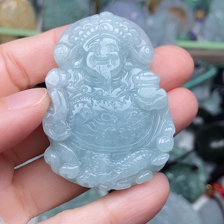 翡翠未镶嵌颈饰翡翠双面