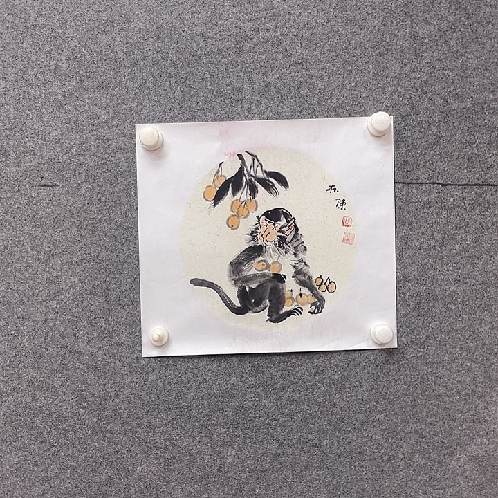 国画我们在学校里