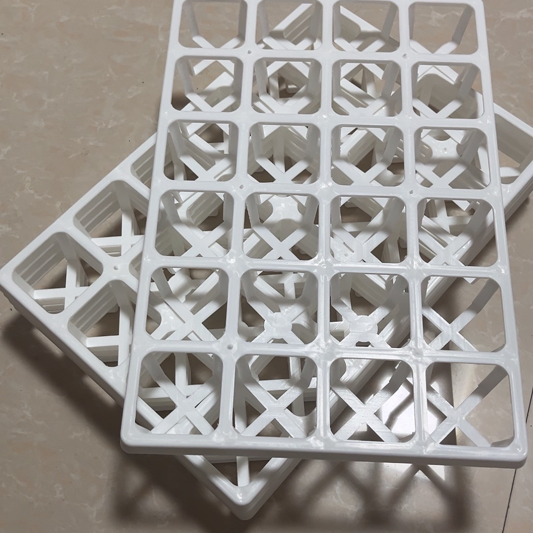 神***s55方24孔拖架白色5个不含盆