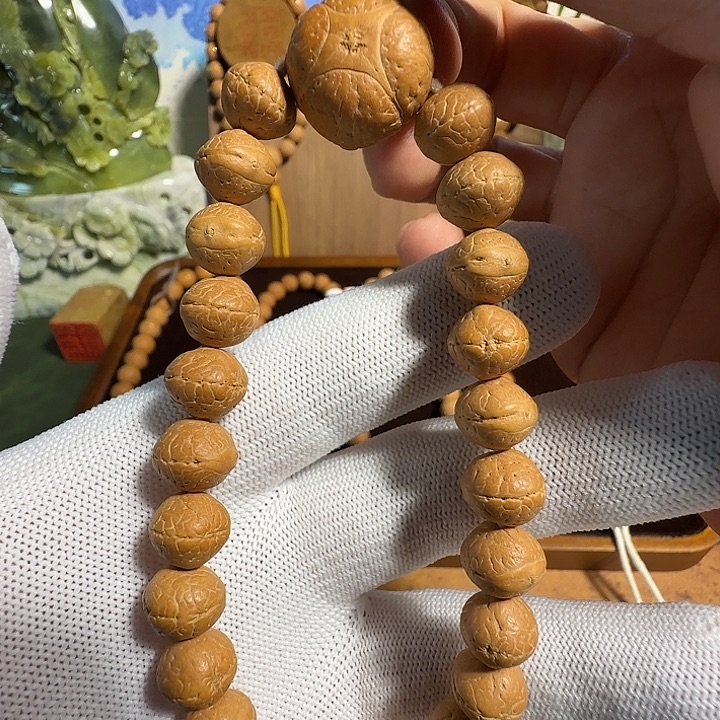 白***周吊坠凤眼菩提10.5mm同树实心尼泊尔凤眼