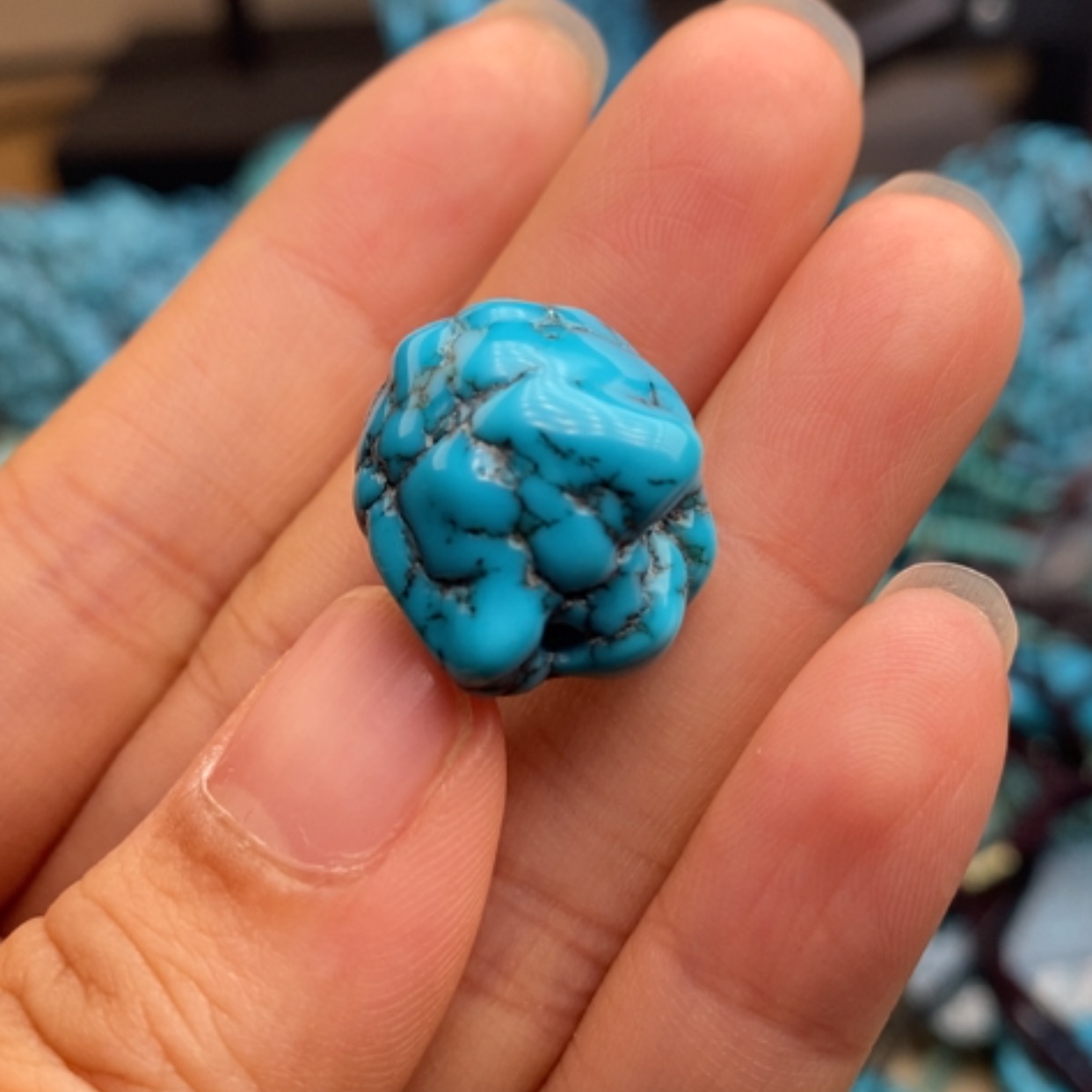 【闪购商品】绿松石珠宝半成品未镶嵌