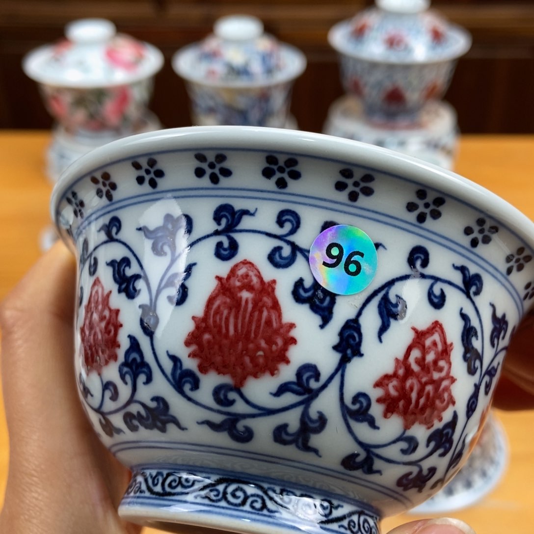 手绘现代茶具非古董