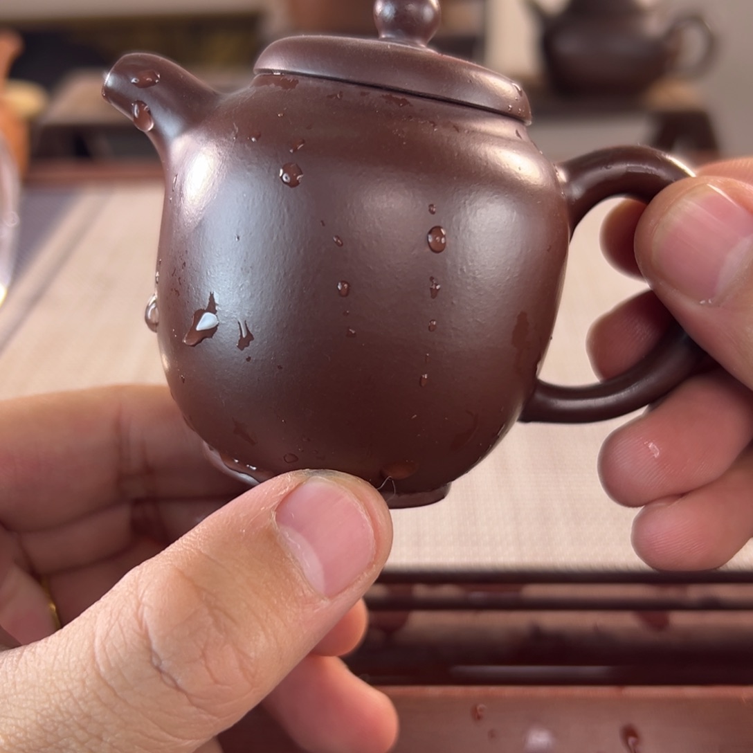 紫砂微瑕茶壶无礼盒无证书