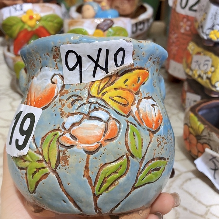 多肉花盆满15包邮