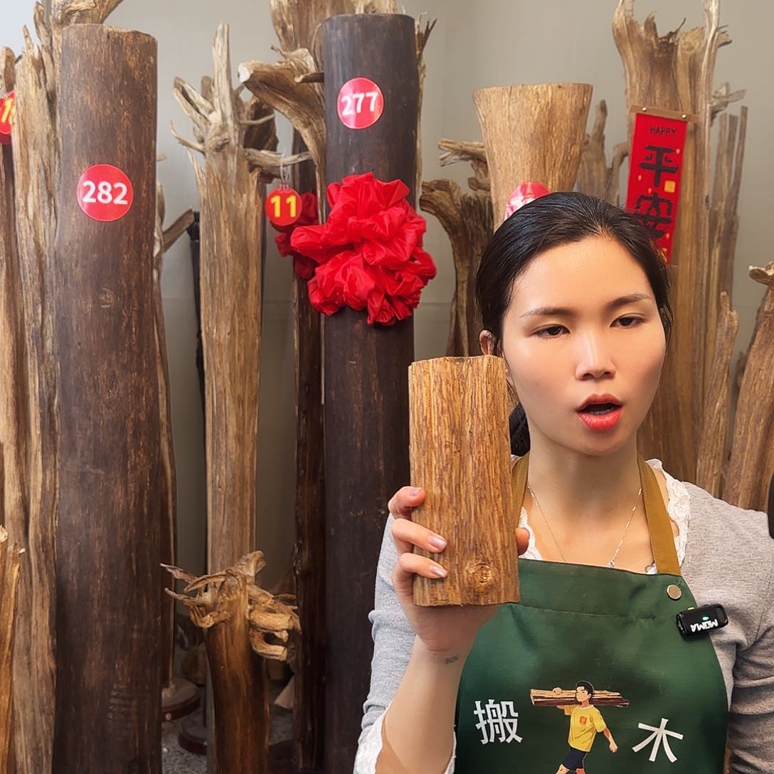 沉香摆件沉香原木工艺品摆件➕底座