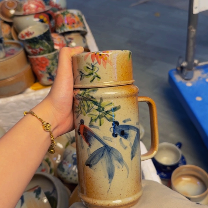 瓷片景德镇陶瓷手工手绘