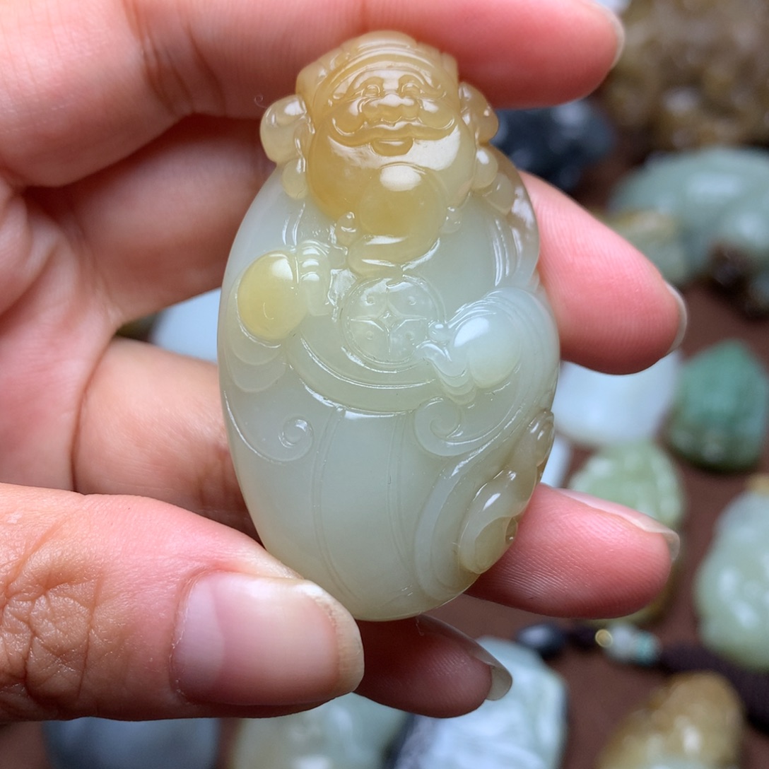 和田玉挂件未镶嵌