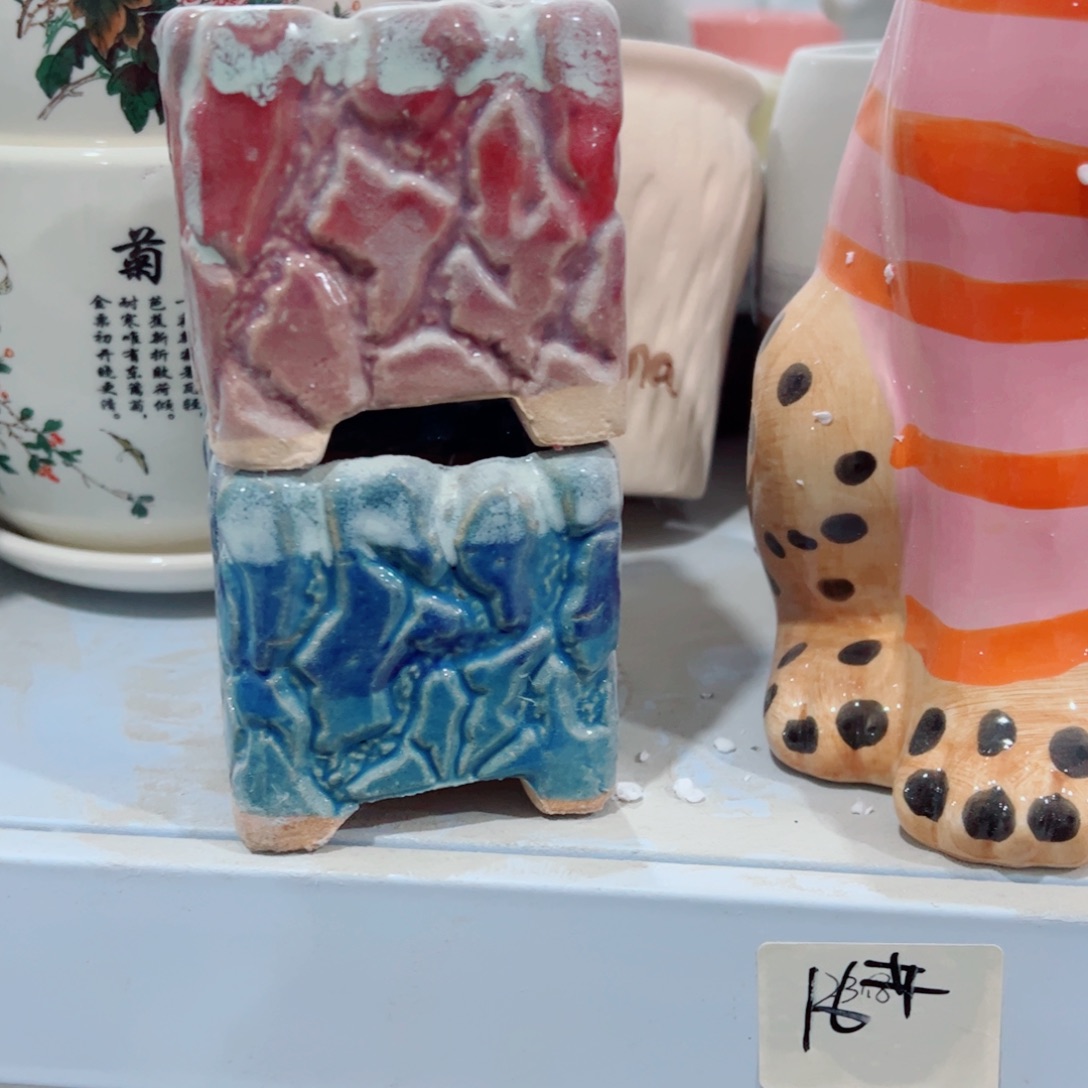 有孔，陶瓷花盆满10米包邮发货