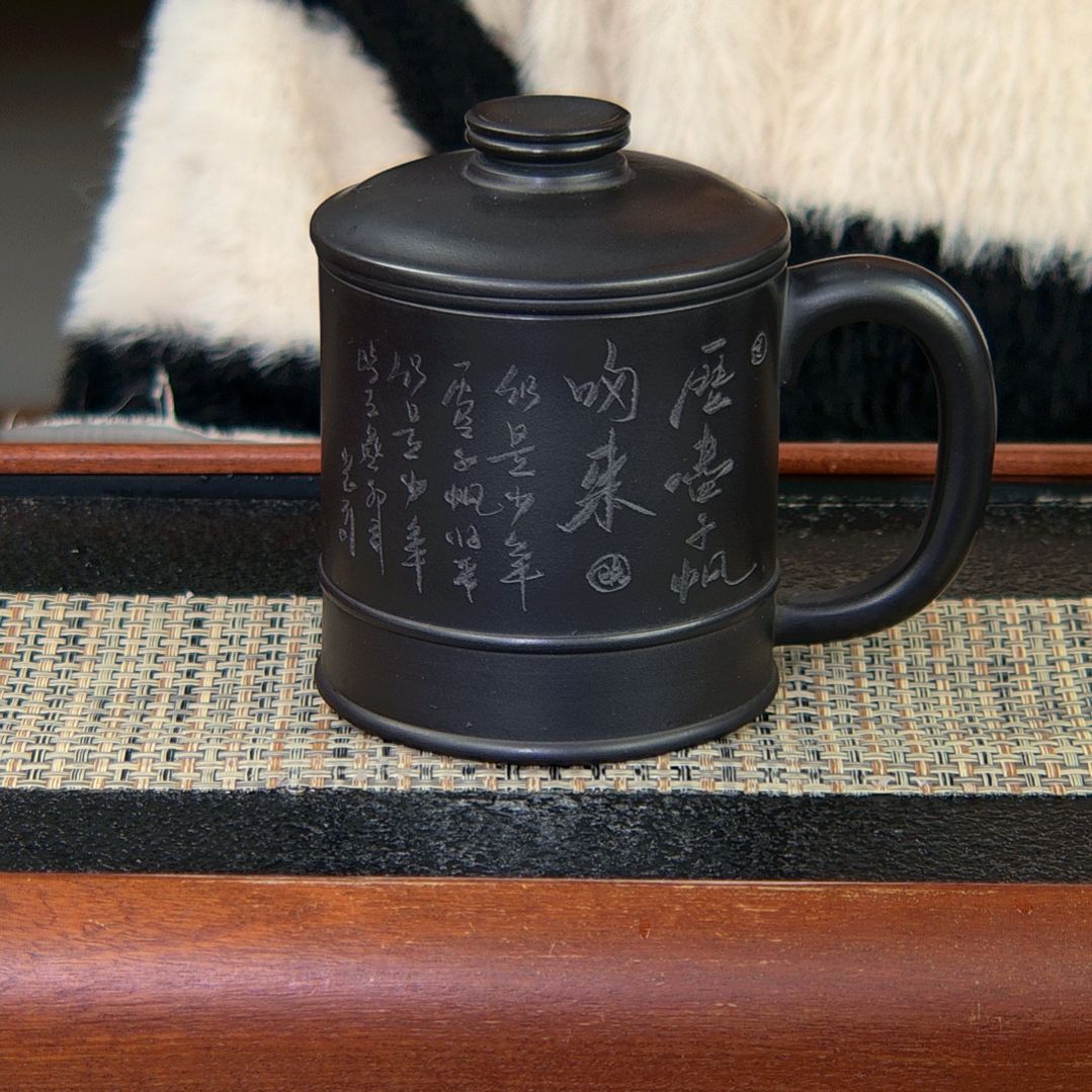 【闪购商品】绿泥茶杯高货放漏