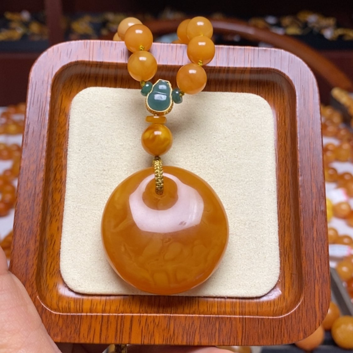 【闪购商品】蜜蜡颈饰未镶嵌项链