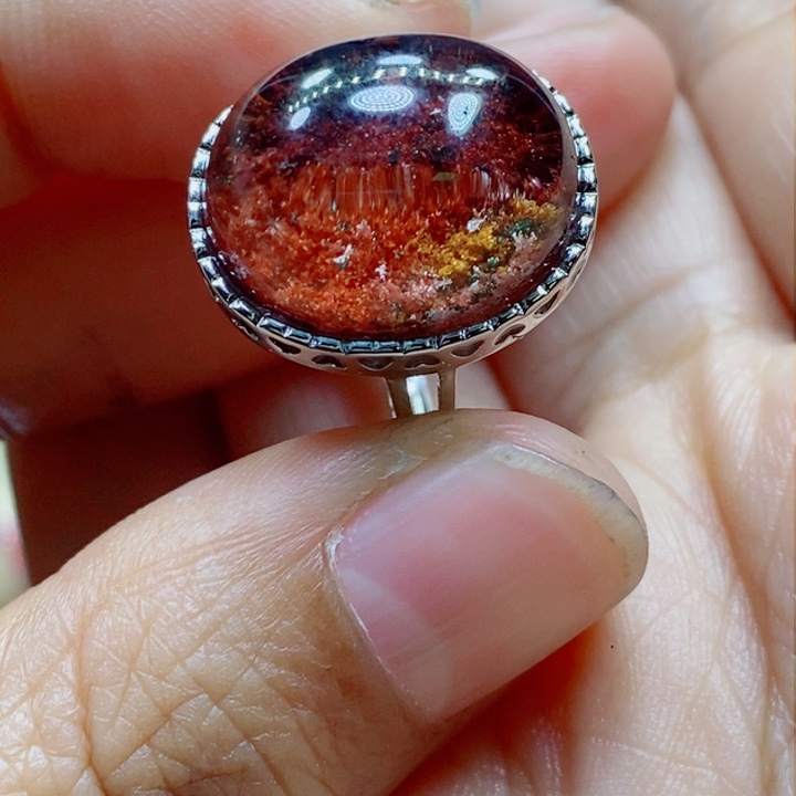 水晶戒指未镶嵌水晶