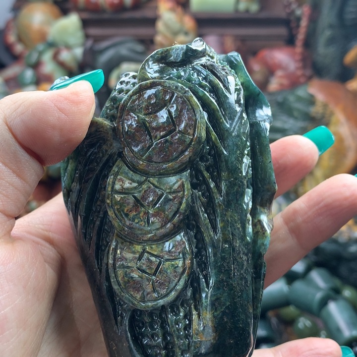 岫岩河磨玉（透闪石质玉）把件未镶嵌