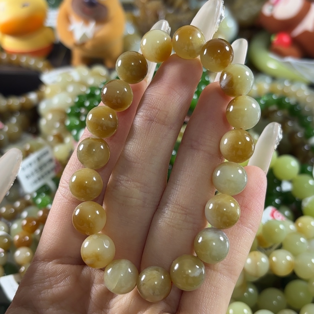 和田玉未镶嵌手链260