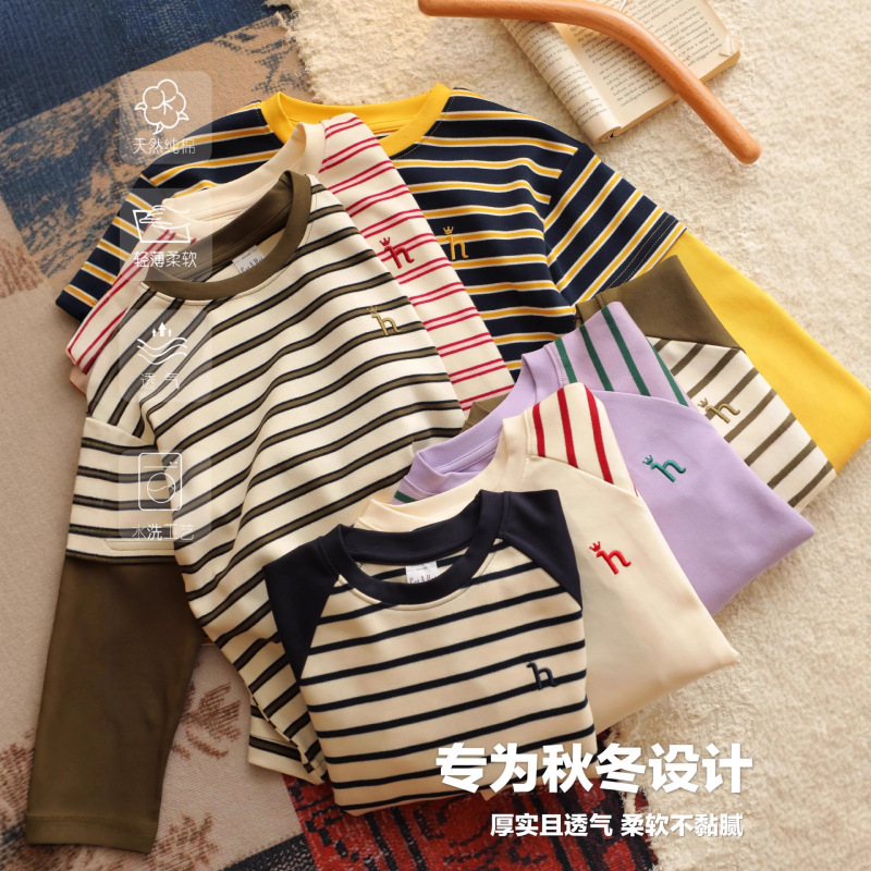 秋季新款两款条纹长袖T恤一件包邮880221