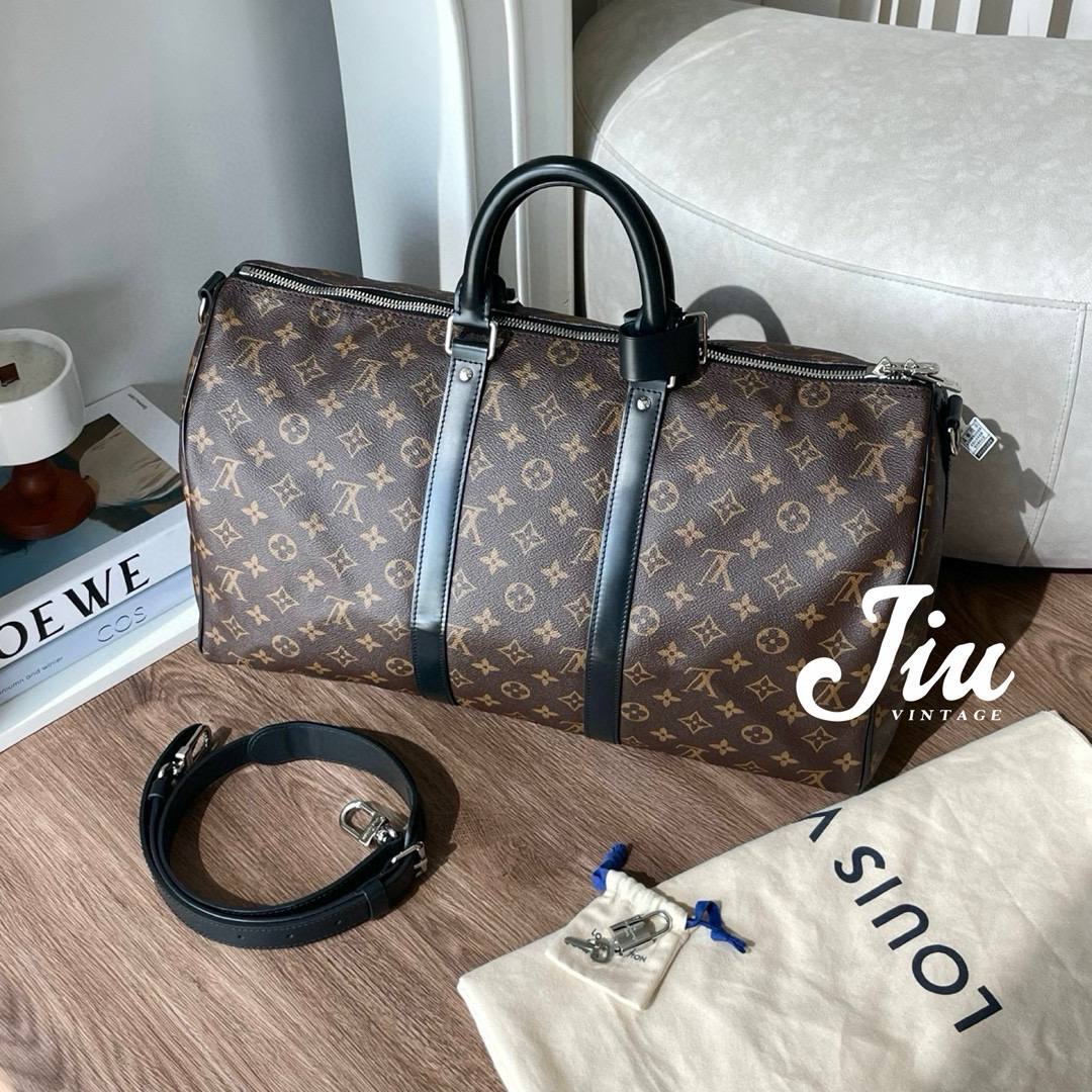 99新 LouisVuitton/路易威登 keepall45老花 旅行袋BJM7-3279