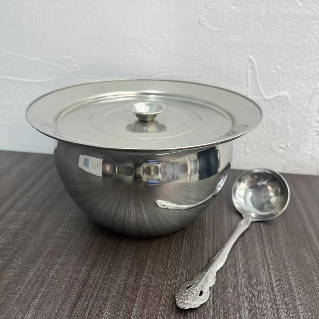 升级款外贸加厚聚宝盆1个配勺子【汤姆粉丝专属】2025新品上市网红