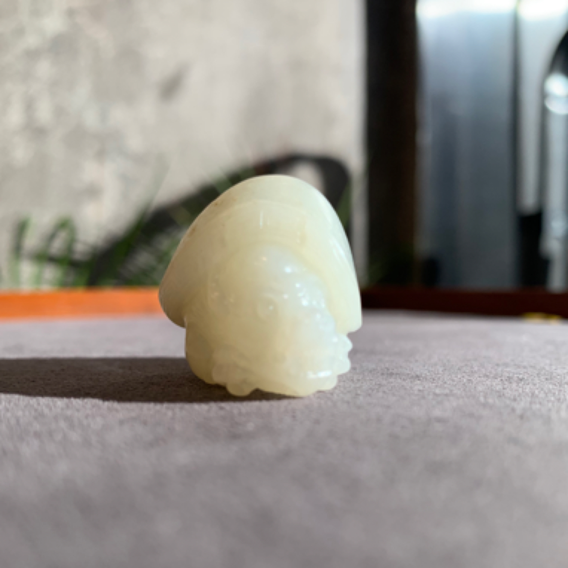 和田玉光白子高背龙龟