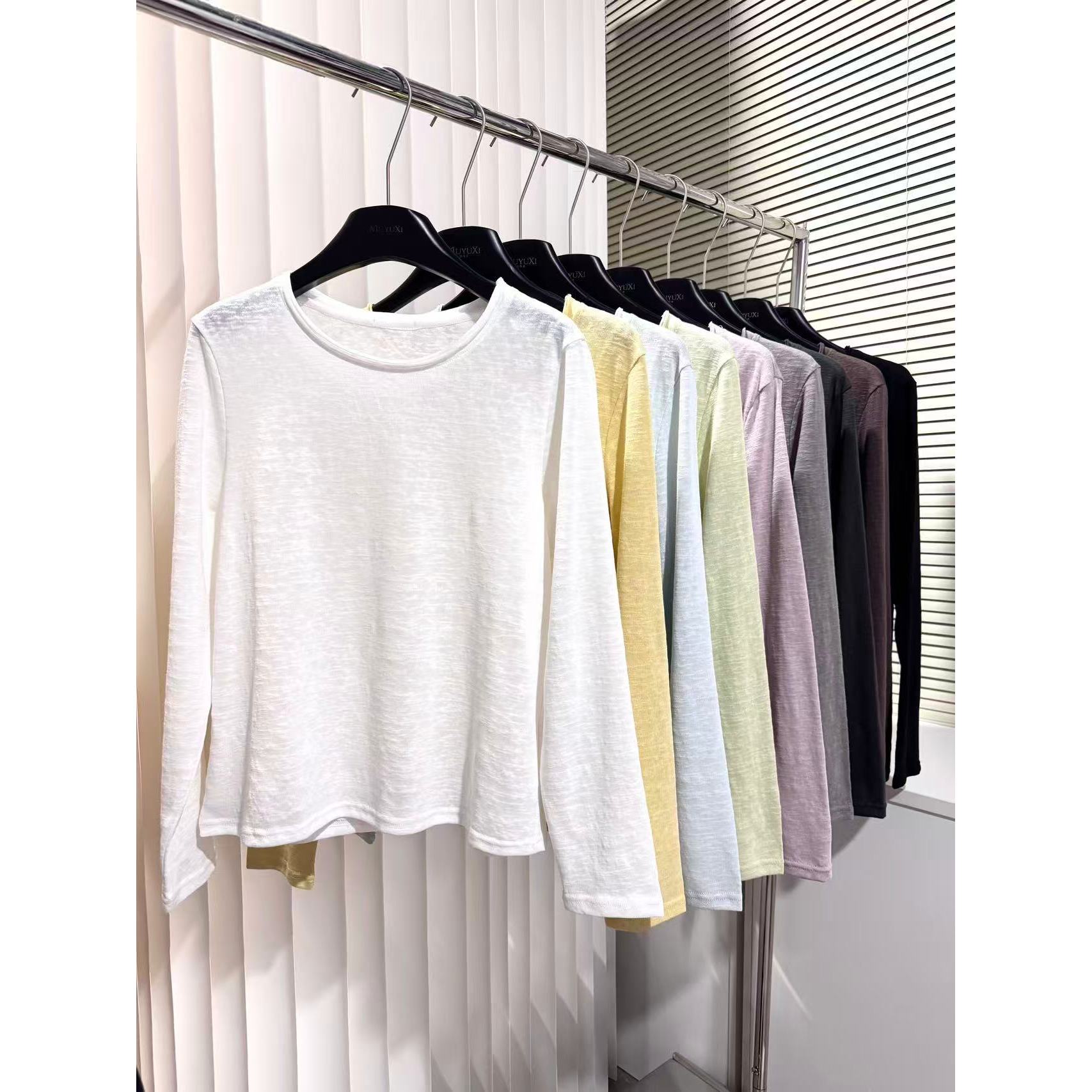 MUYUXI 新品上新设计感气质百搭宽松显瘦上衣 SK333