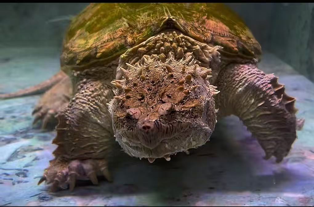 直播挑选乌龟宠物龟活体佛鳄乌龟鱼缸凶猛龟
