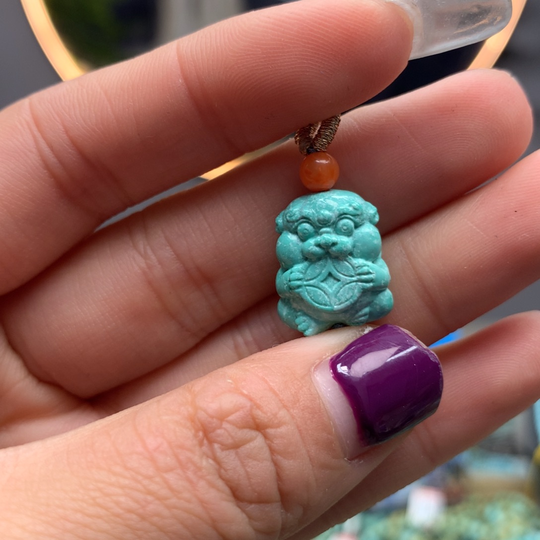 绿松石挂件未镶嵌