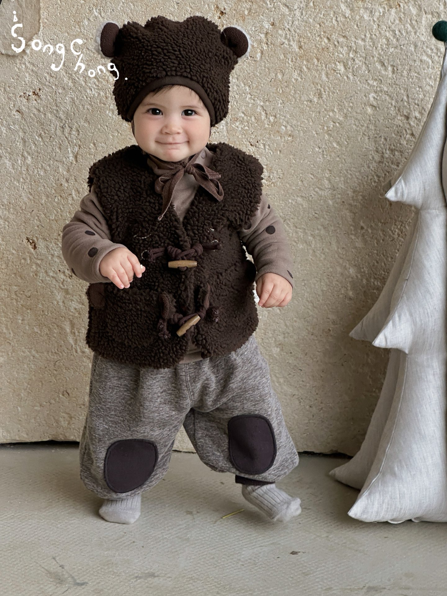 SC--25610--羊羔毛马甲--NO退NO换