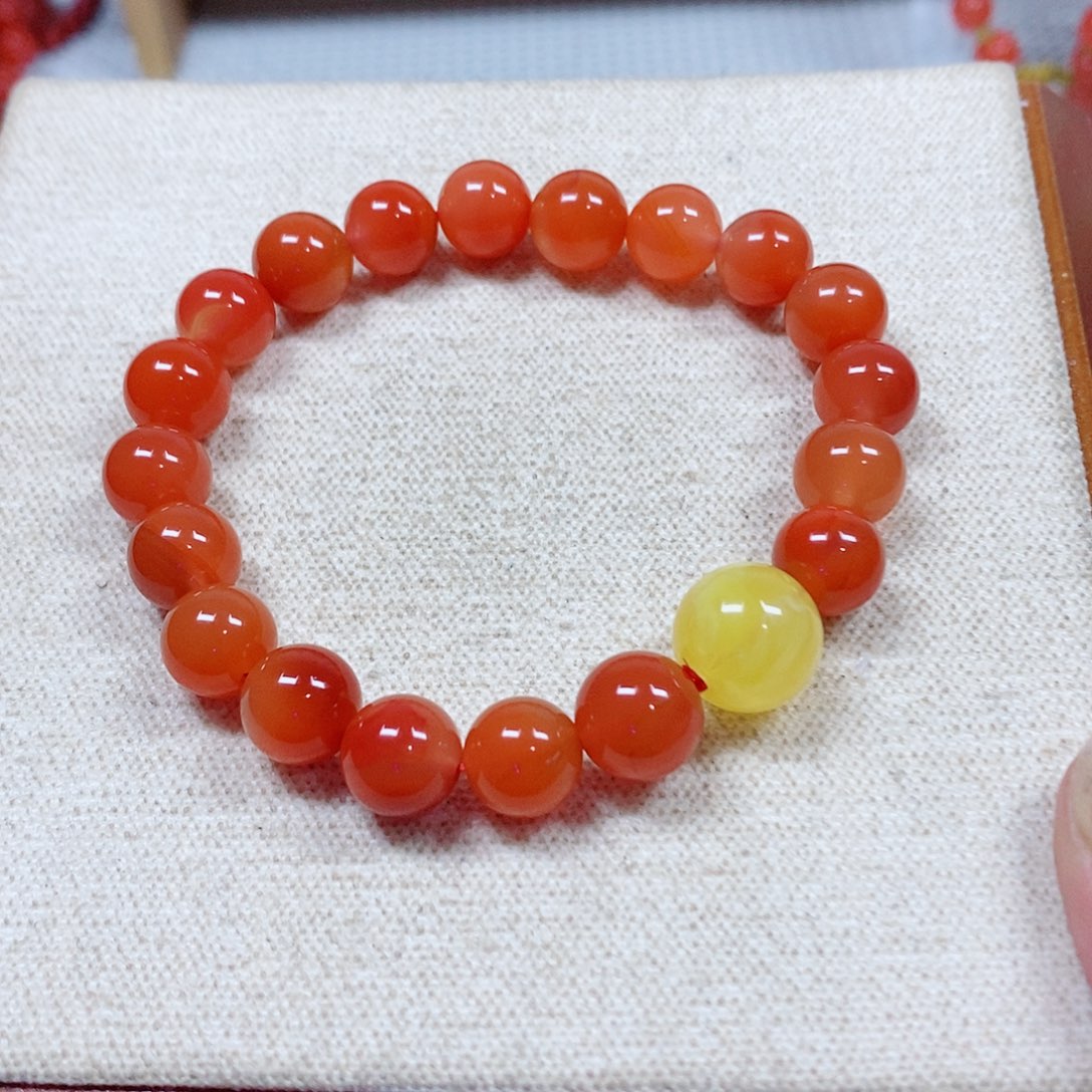 未镶嵌手串南红玛瑙卡9