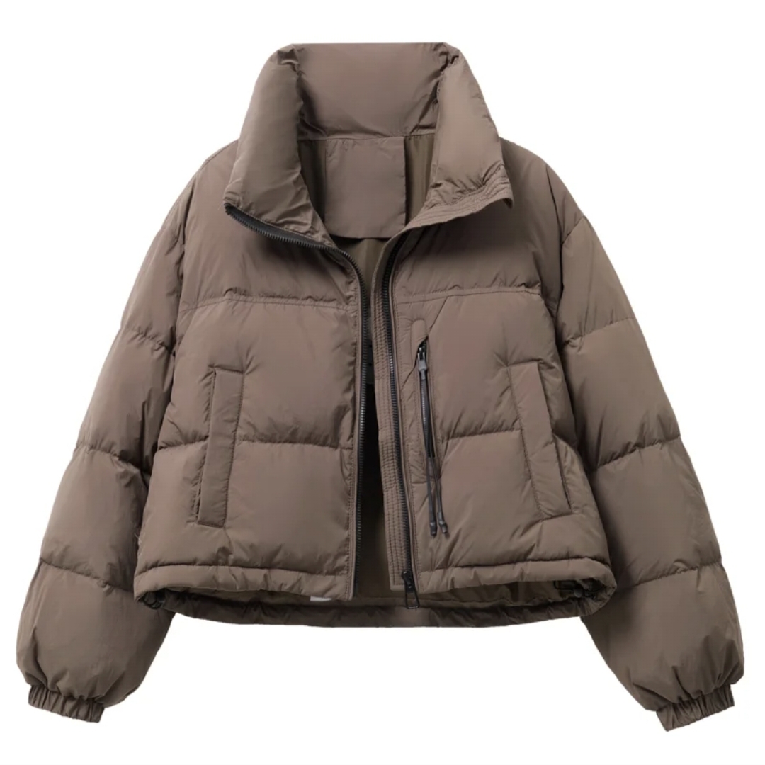 法夏尔严选【507】2025年秋冬新款显瘦棉服短款今年立领短款外套女