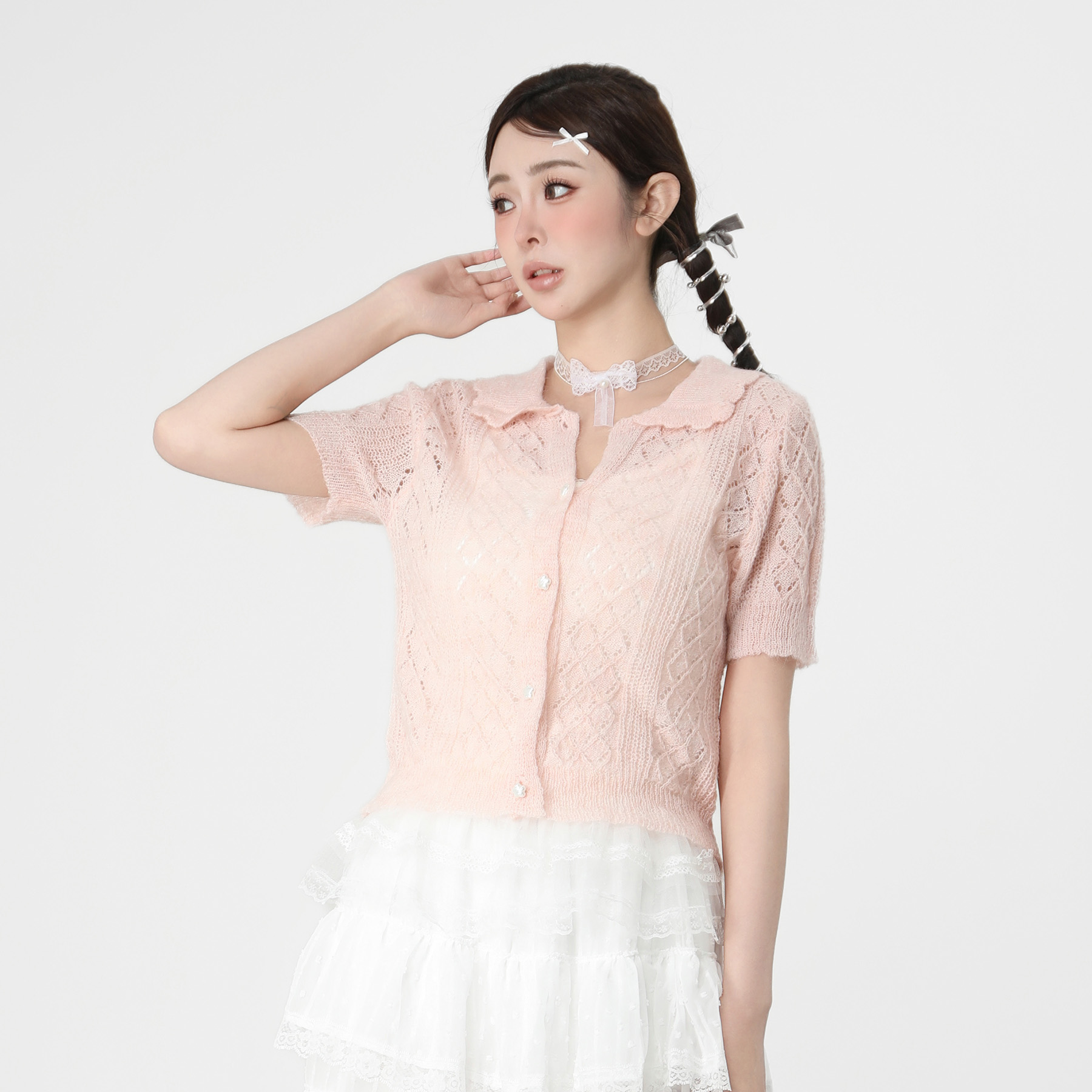 ANPK纯欲甜美开衫毛衣套装毛衣夏季女春夏设计师A5F04A0187