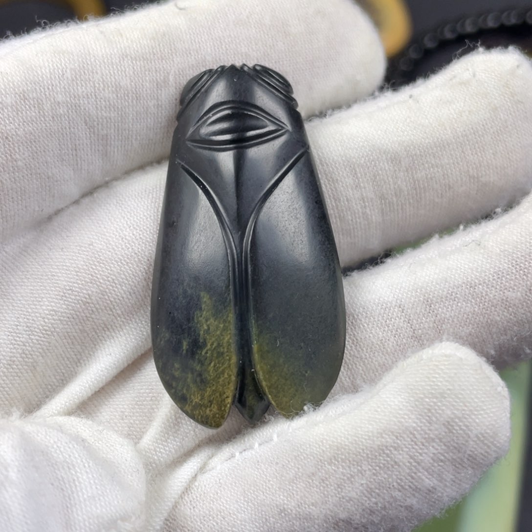 岫岩河磨玉（透闪石质玉）手链未镶嵌