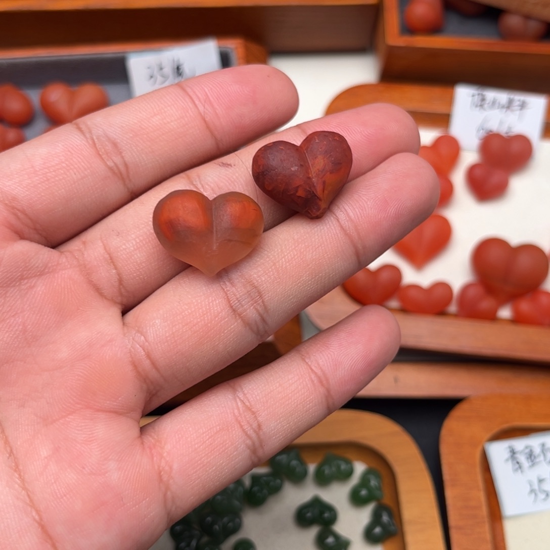 南红玛瑙未镶嵌挂件小*57