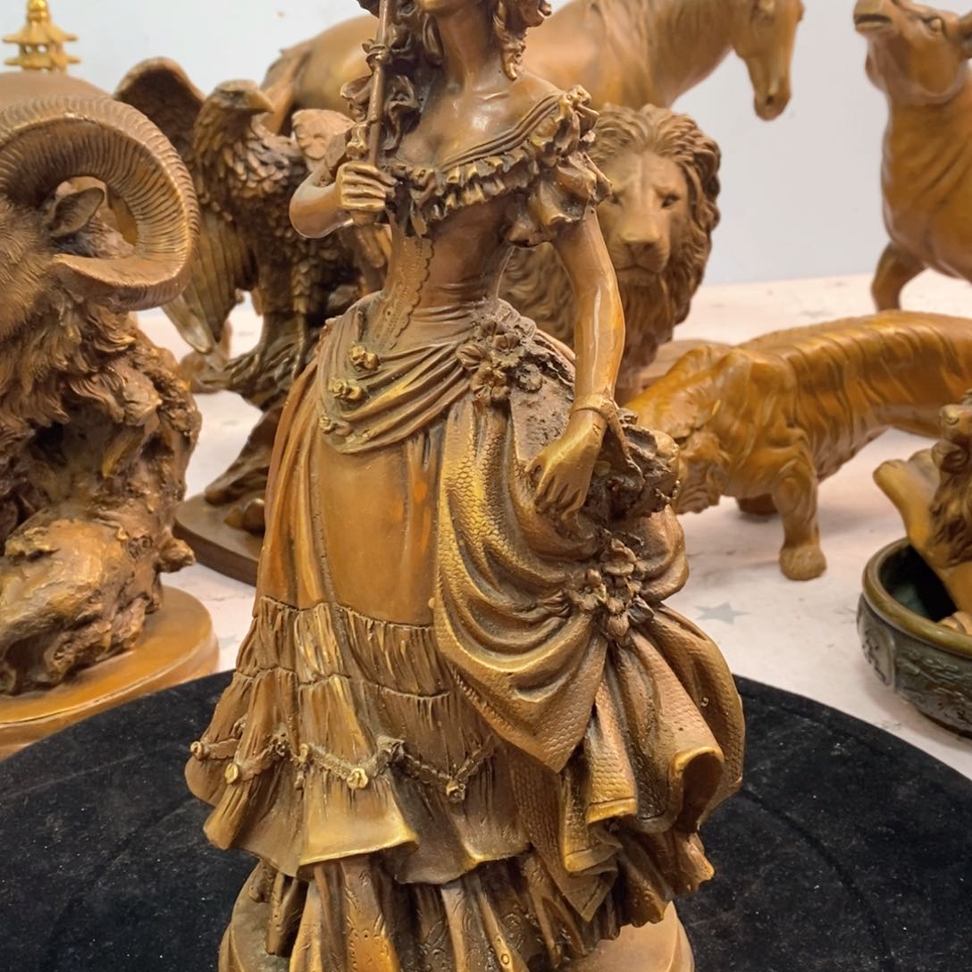 黄铜材质，欧式风格洛丽塔甜美少女