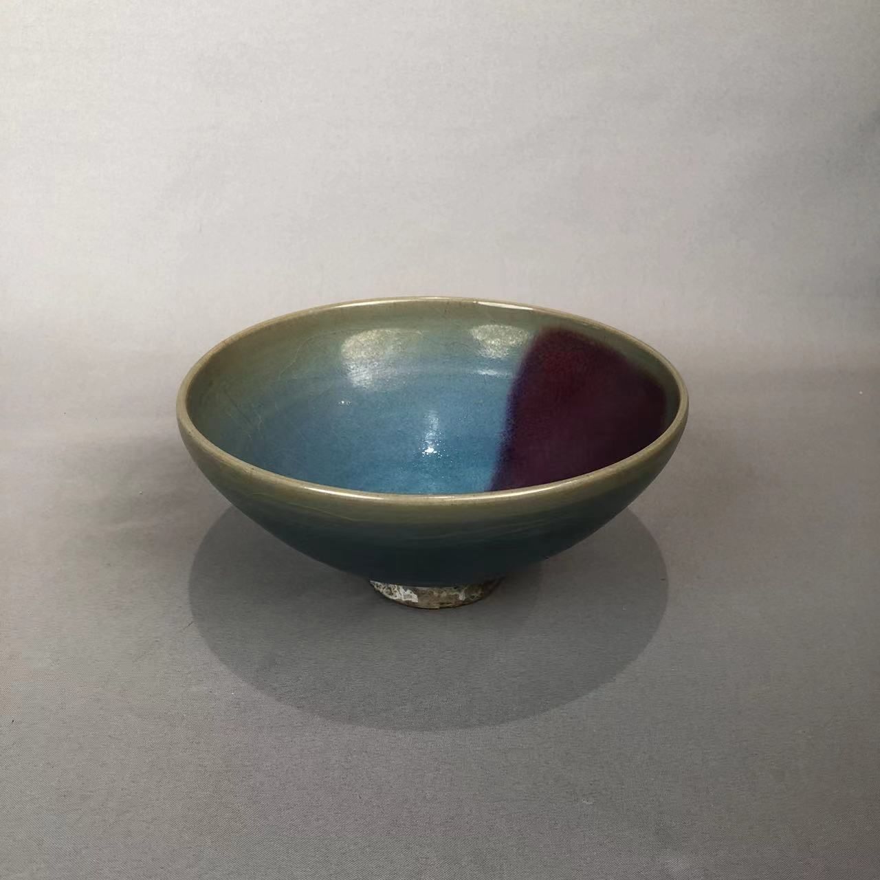 明钧窑玫瑰紫釉碗A5-013